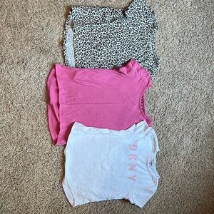 Lot of 3 - Size 6 Old Navy/DKNY Girls’ T- Shirts - Like new